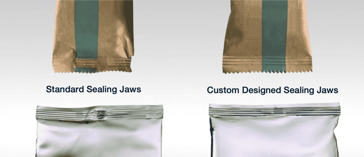 Horizontal Ribbed Sealing Pattern Sealing Jaws Optimize Package Quality & Productivity | Greener